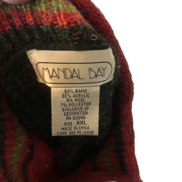 Mandal Bay Christmas Tree Sweater size XXL - Picture 3 of 9